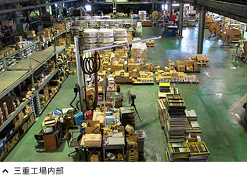 三重工場内部